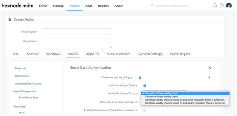 Configure a Mac for smart card–only aut